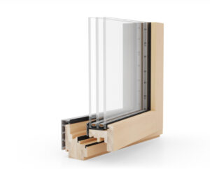 Okno Drewniane Esperia Life 74 ALU