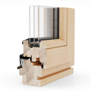 Okno Drewniane Naturo 80